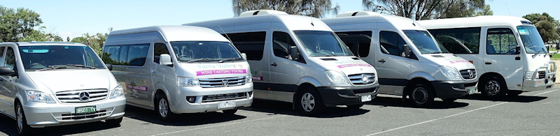 Yarra Valley Wine Tour fleet.